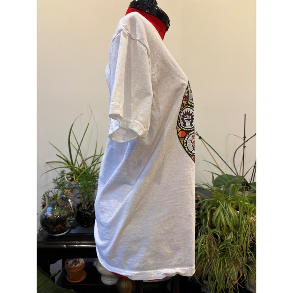 Gildan Magic The Gathering Mana Symbols White graphic T Shirt Adult Medium - Picture 6 of 11